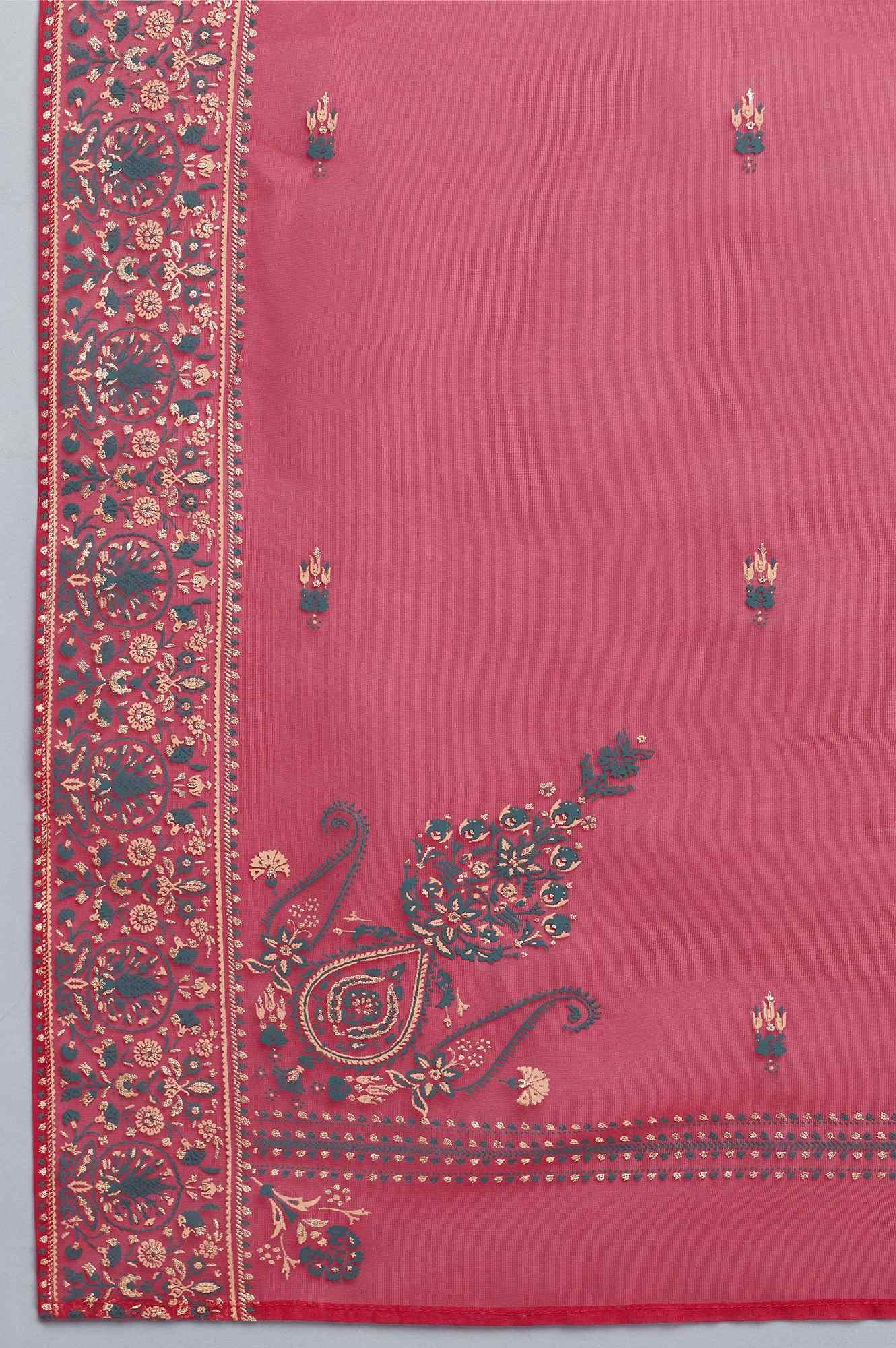 Dark Green Velvet kurta-Parallel Pant-Dupatta Set - wforwoman