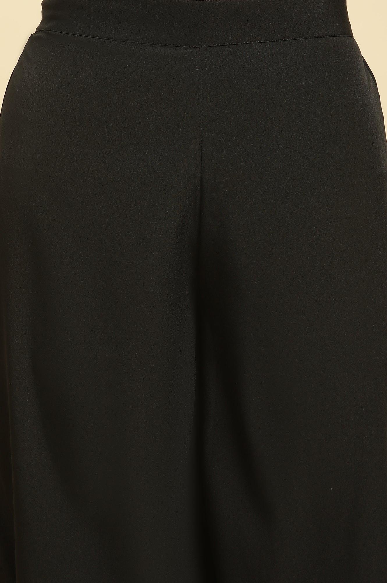 Multi-Coloured Dobby Kurta-Parallel Pants Set - wforwoman