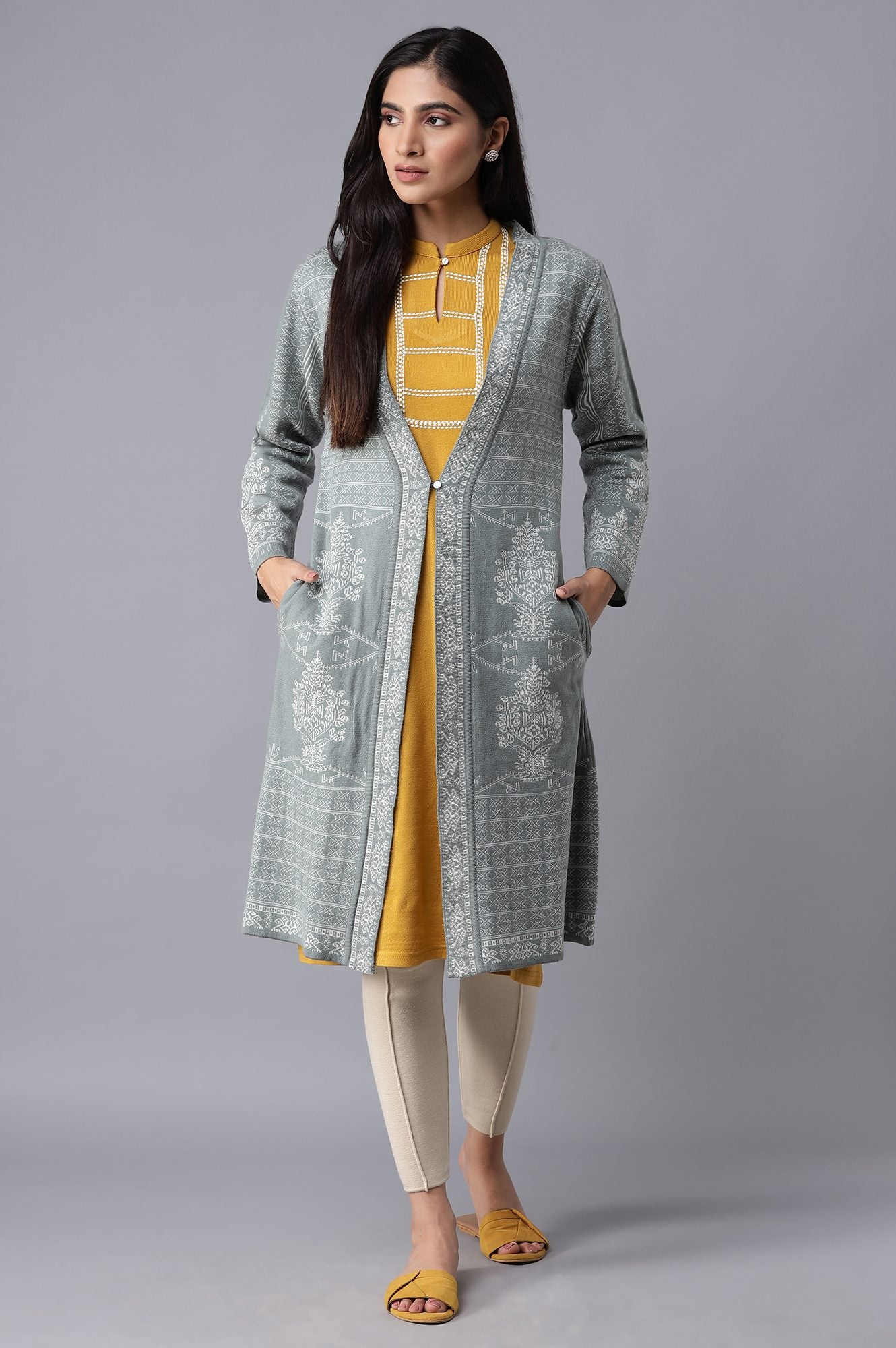 Buy Blue Reversible Cardigan 4999 W for woman – wforwoman