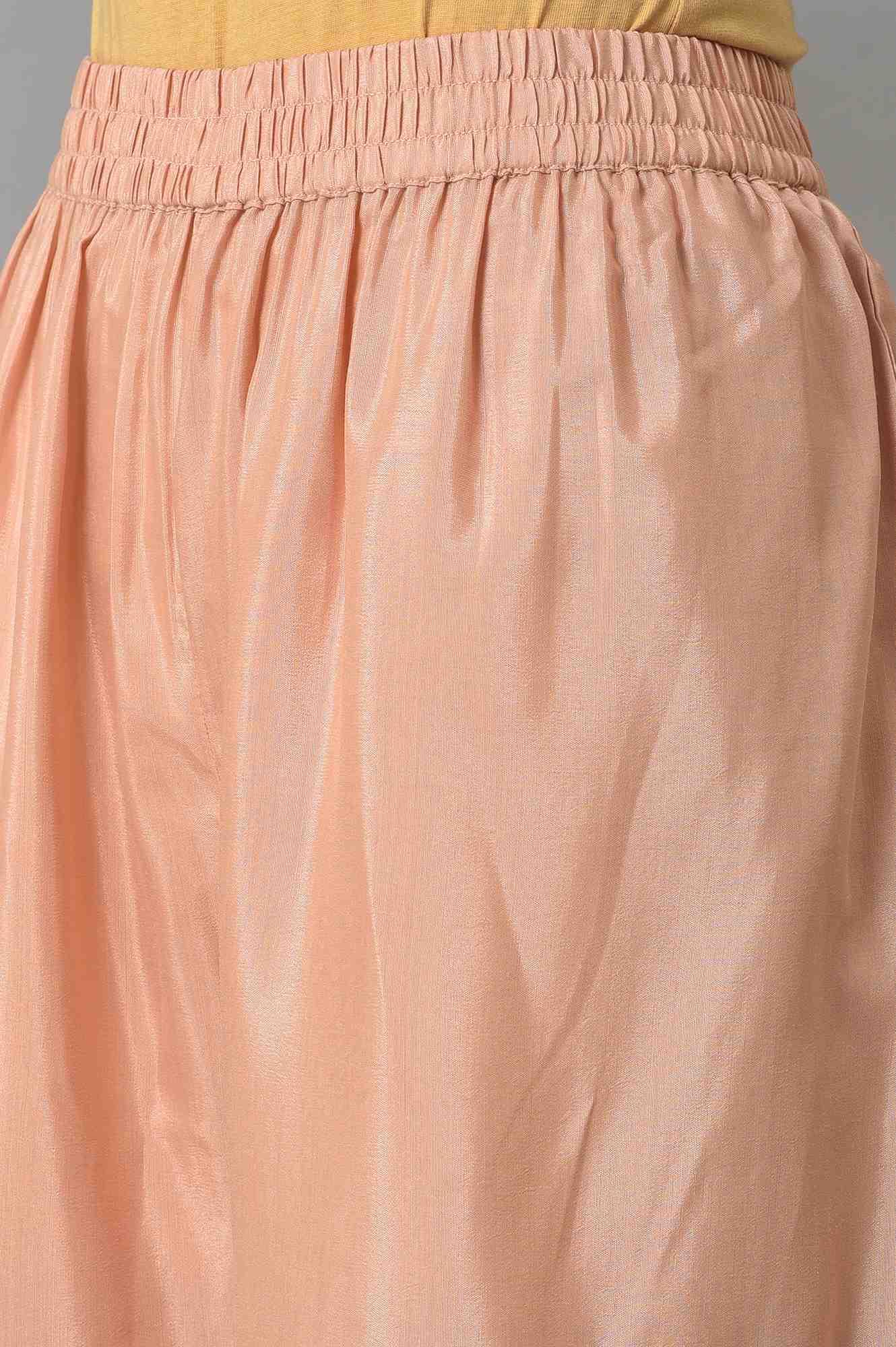 Ecru Short kurta And Pink Sharara With Dupatta Festive Set - wforwoman