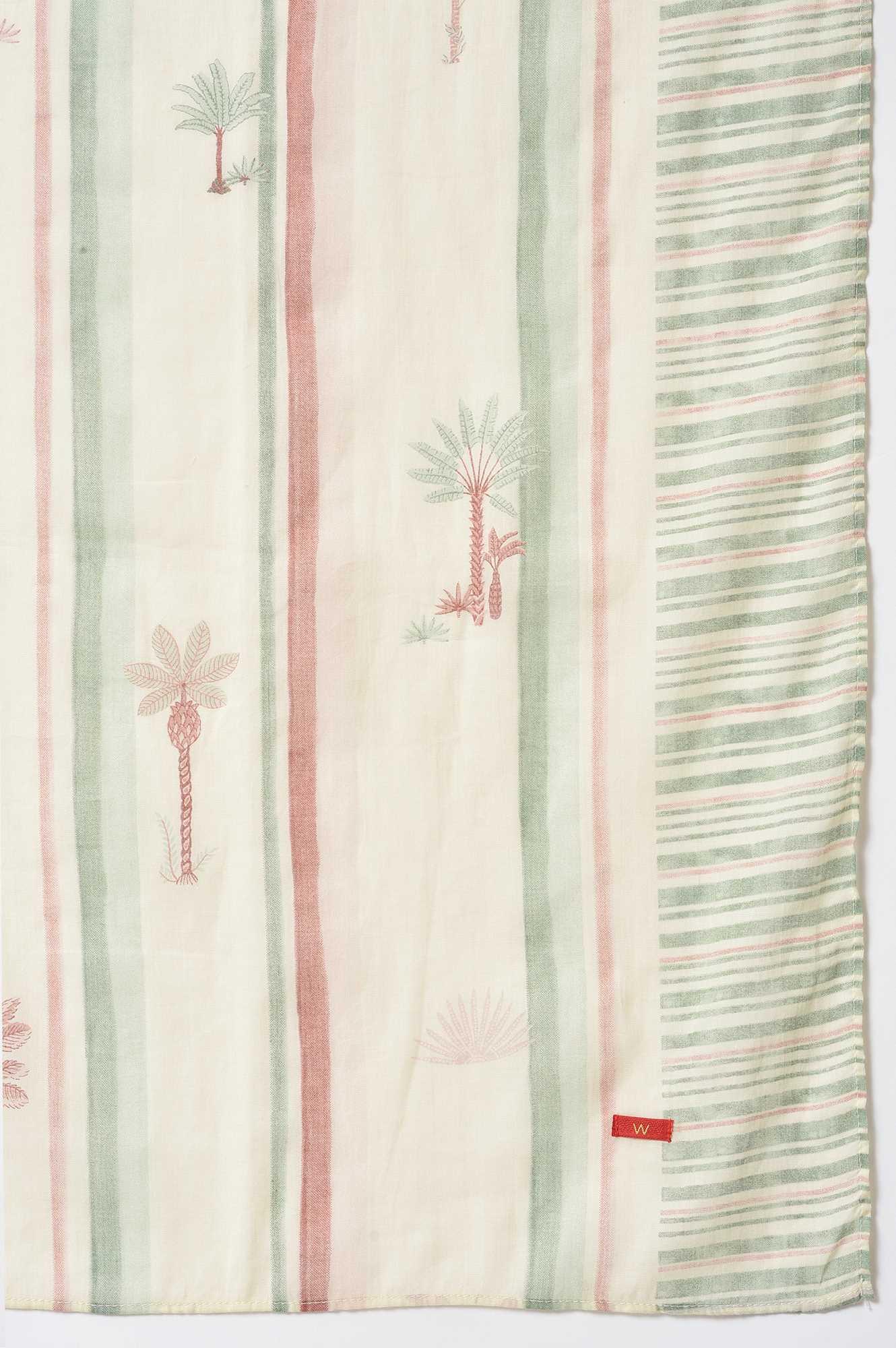 Light Green Embroidered kurta With Printed Parallel Pants And Dupatta - wforwoman