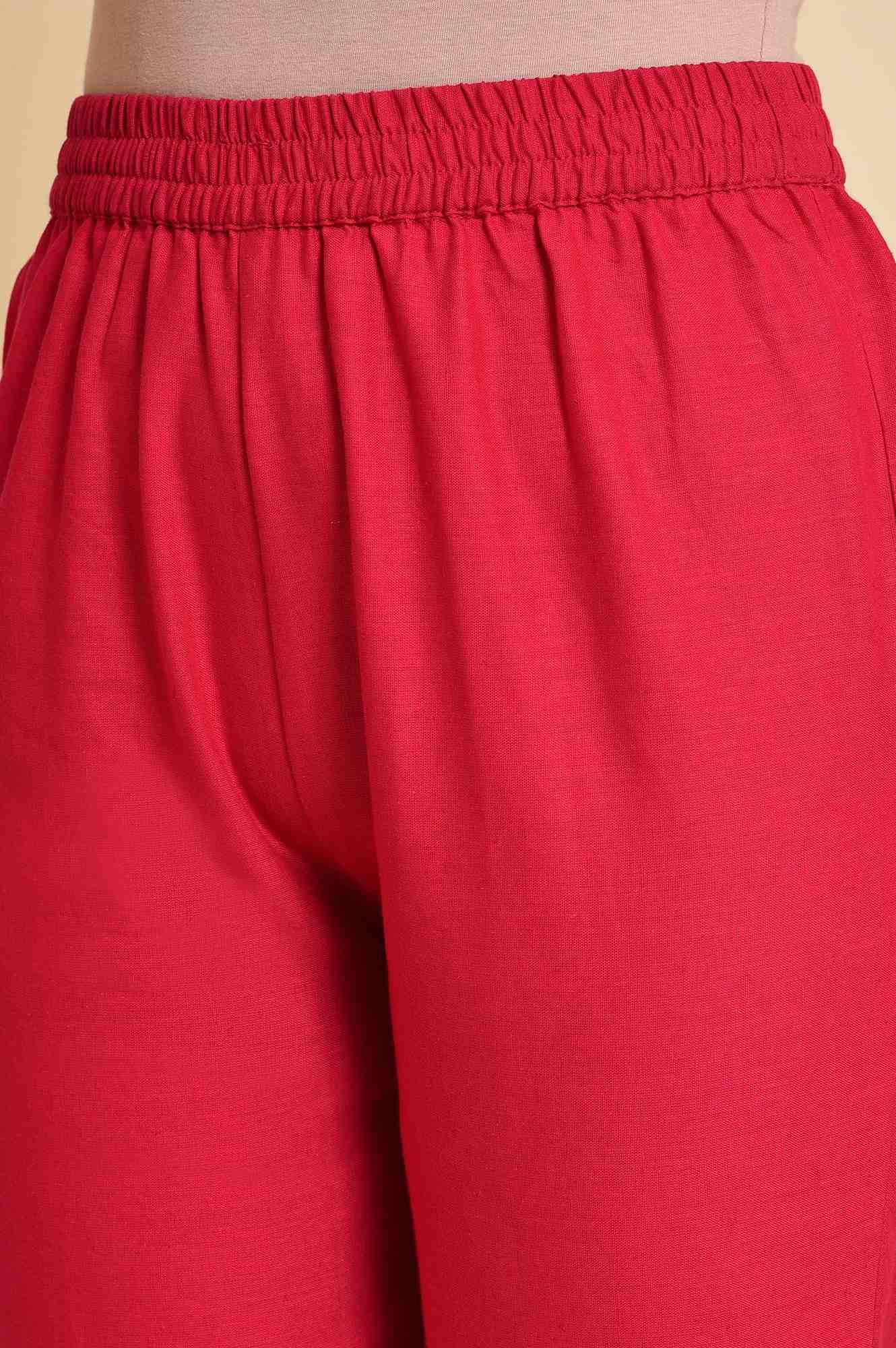 Pink Multicolor Printed Angrakha kurta Set - wforwoman