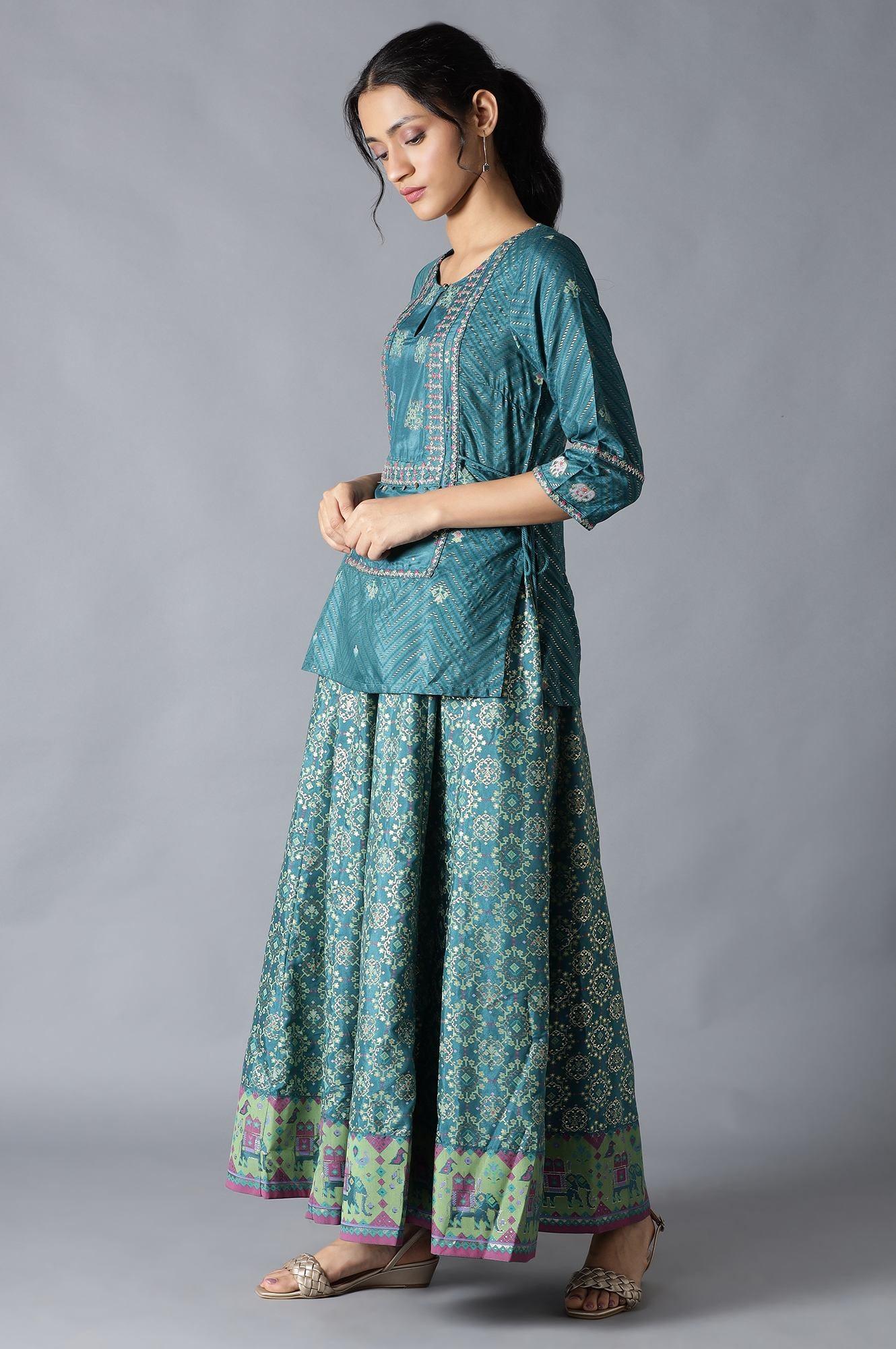 Green Printed Attached &