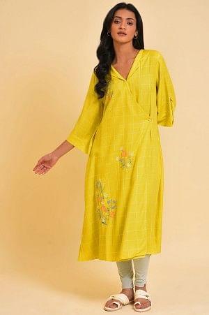 Greyish Green Ankle Length Tights - wforwoman