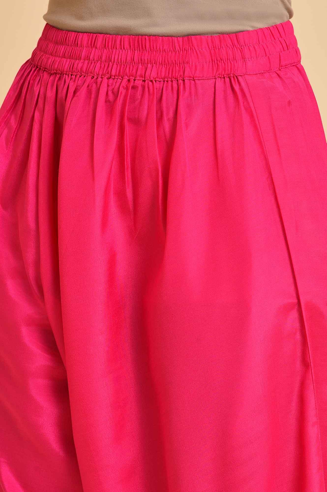 Navy Blue Festive kurta, Embroidered Salwar & Dupatta - wforwoman