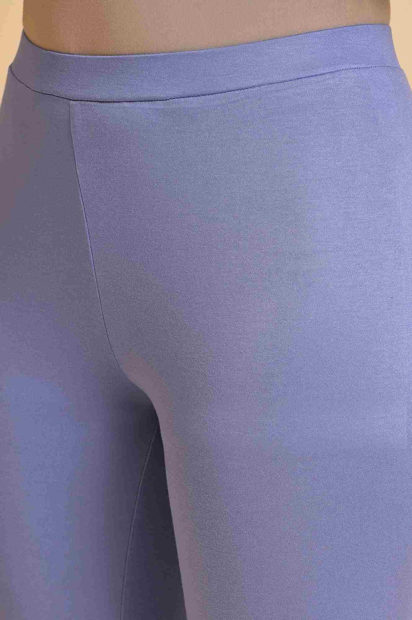 Light Purple A-Line Flowy Dress & Tights Set - wforwoman