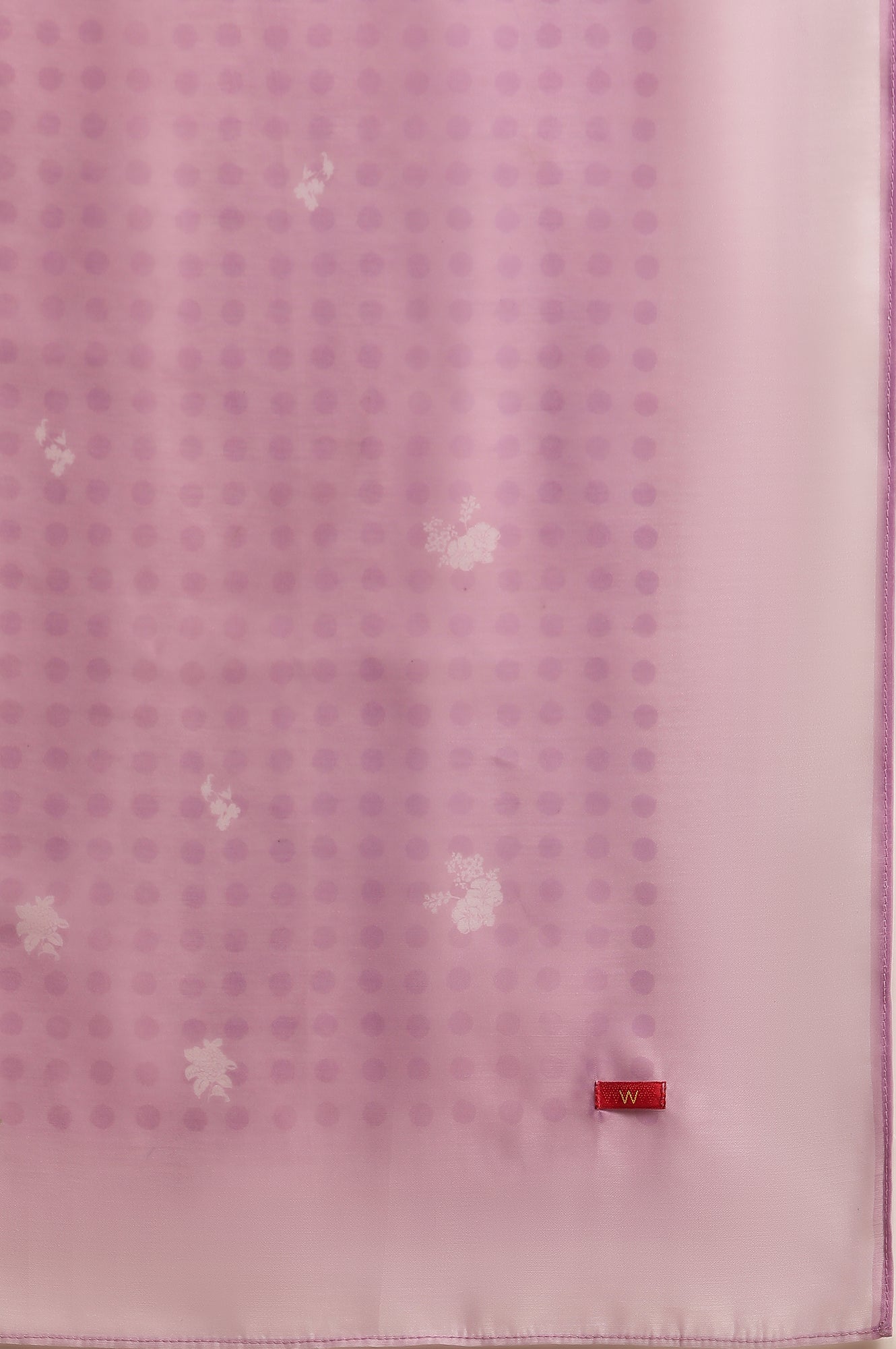 Cream Floral Printed Panelled Kurta, Pants And Dupatta Set