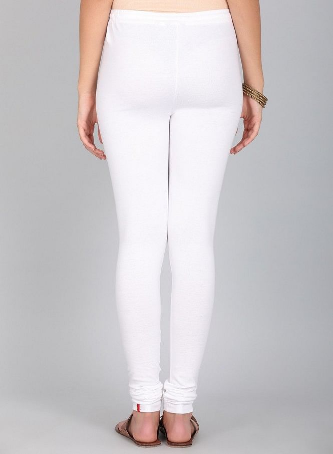 White Knitted Churidar