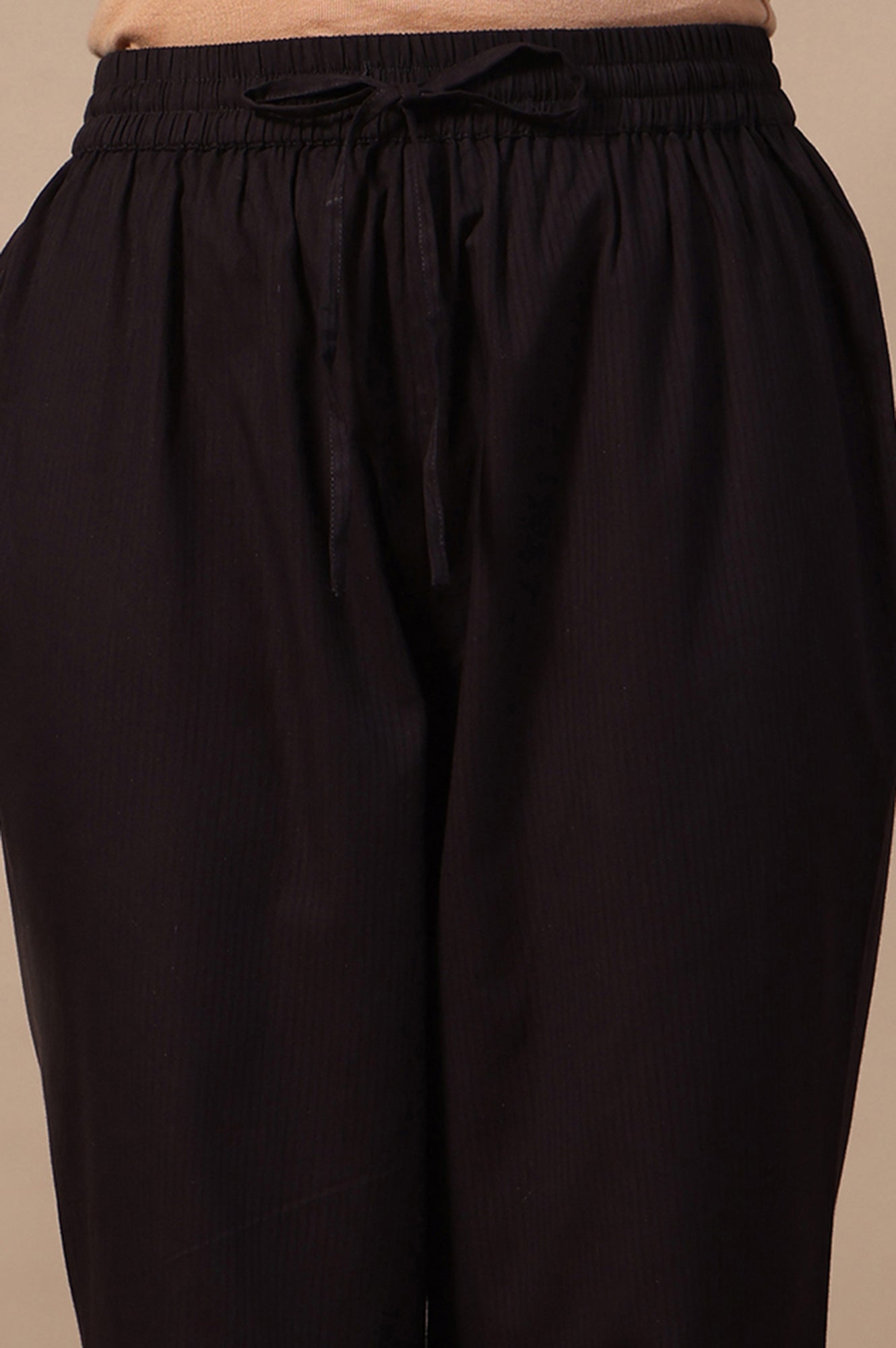 Printed Thread Embroidery Flared Pure Cotton Kurta & Straight Pants with Dupatta Set