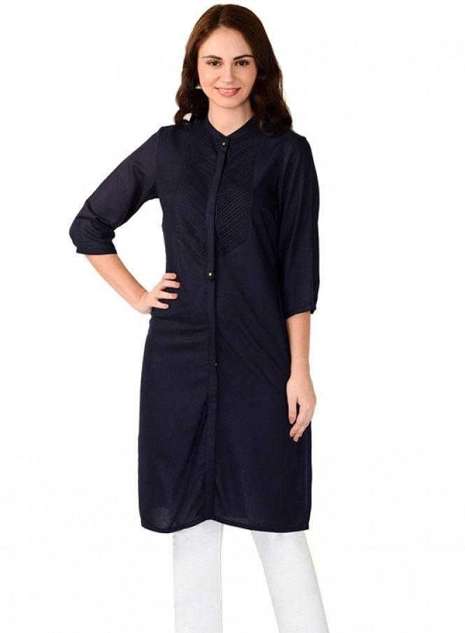 Blue kurta - wforwoman