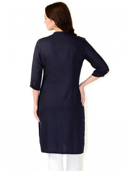 Blue kurta - wforwoman