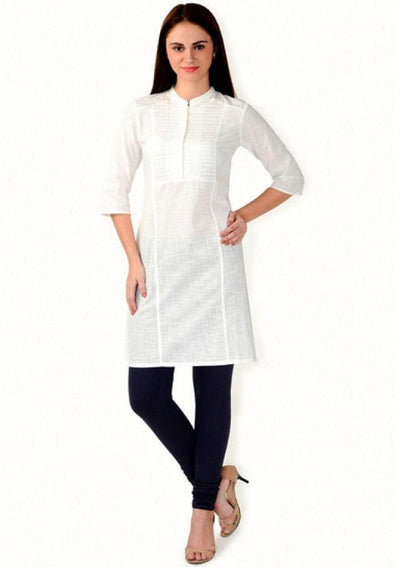 White kurta - wforwoman