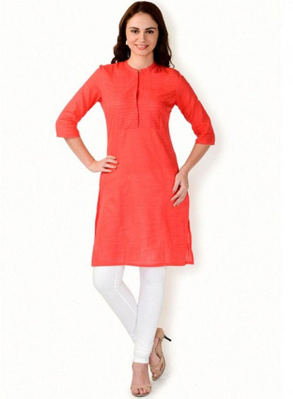 Pink kurta - wforwoman