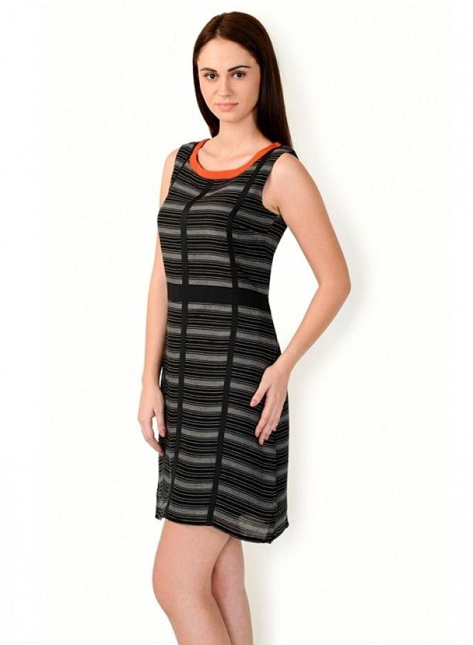 Black Sleeveless Dress - wforwoman