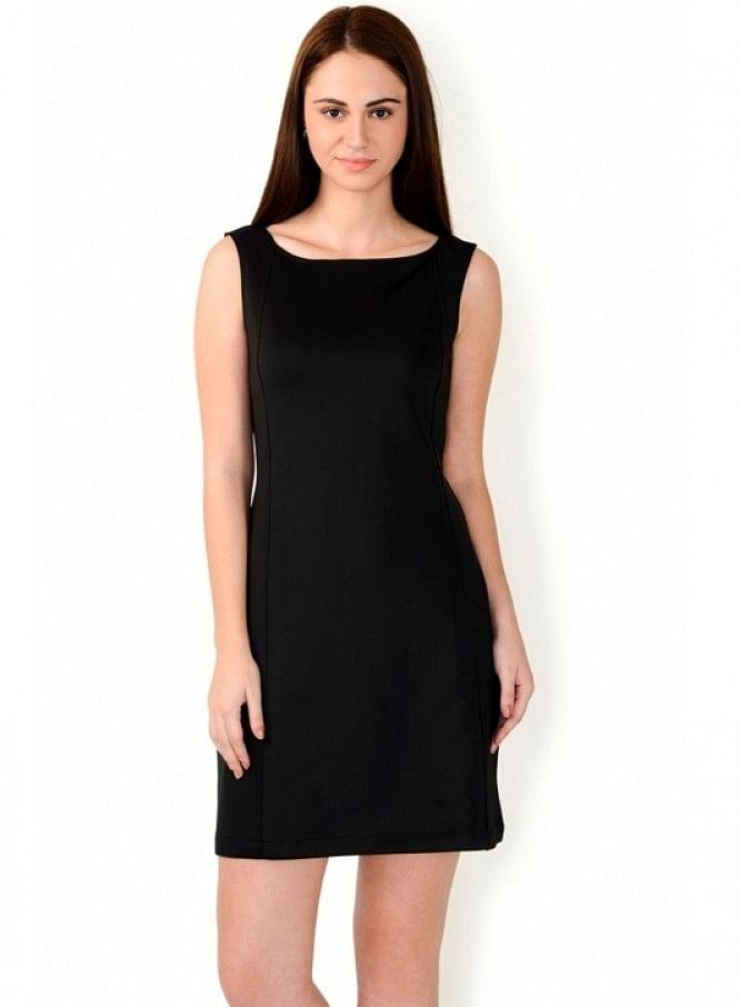 Black Sleeveless Dress - wforwoman