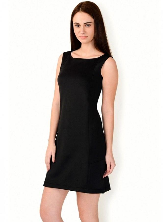 Black Sleeveless Dress - wforwoman