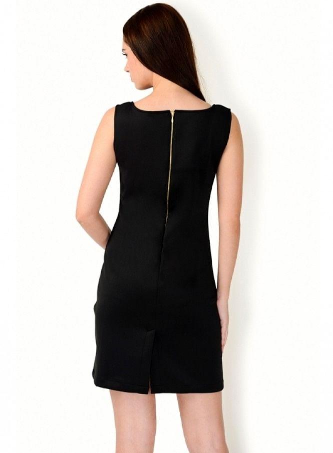 Black Sleeveless Dress - wforwoman