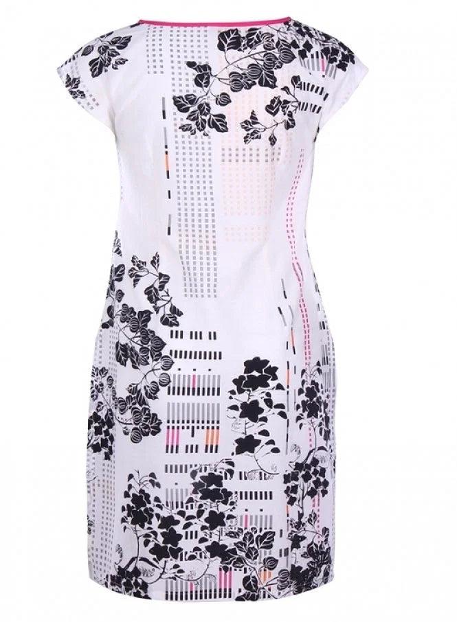 White Printed kurta - wforwoman