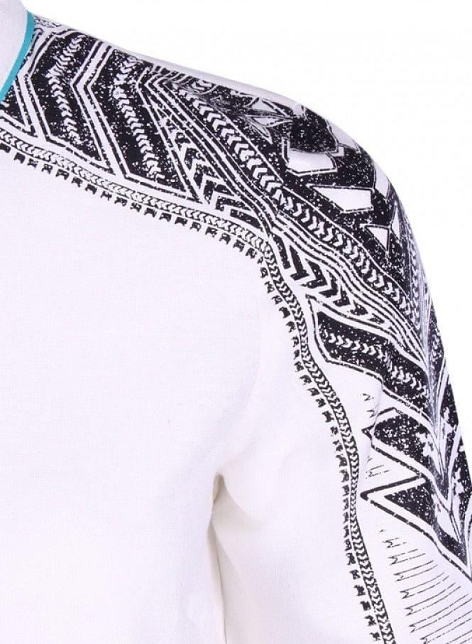 White Printed 3/4 Sleeve kurta - wforwoman