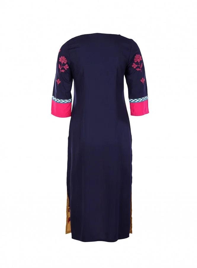 Multicoloured Printed kurta - wforwoman