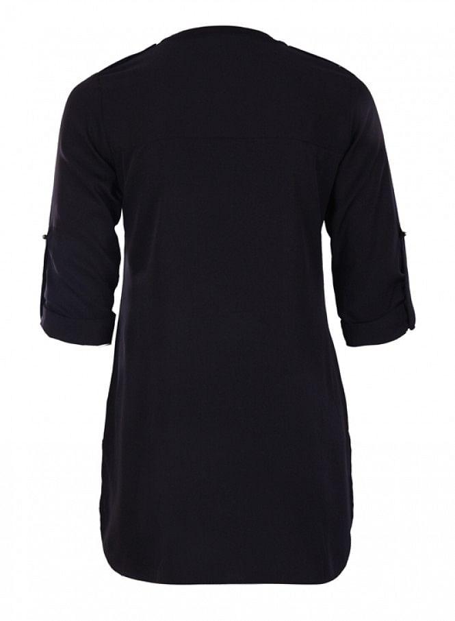 Black kurta - wforwoman