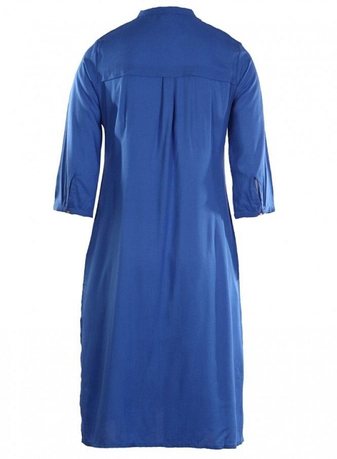 Blue 3/4 Sleeve kurta - wforwoman