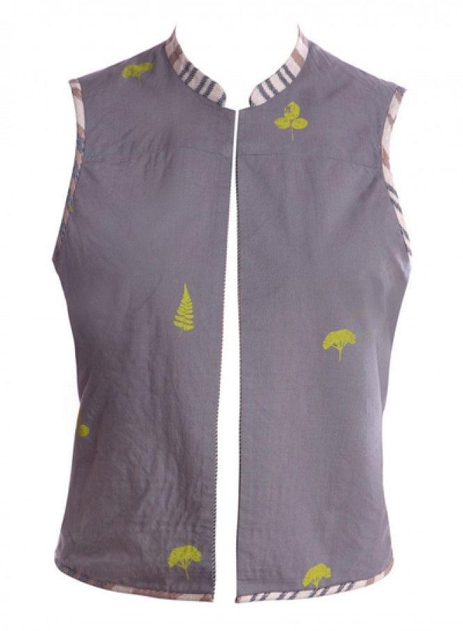 Grey Sleeveless Gillet - wforwoman