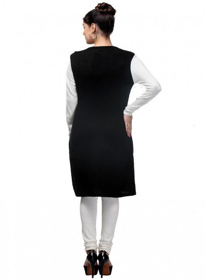 White Full Sleeve kurta - wforwoman