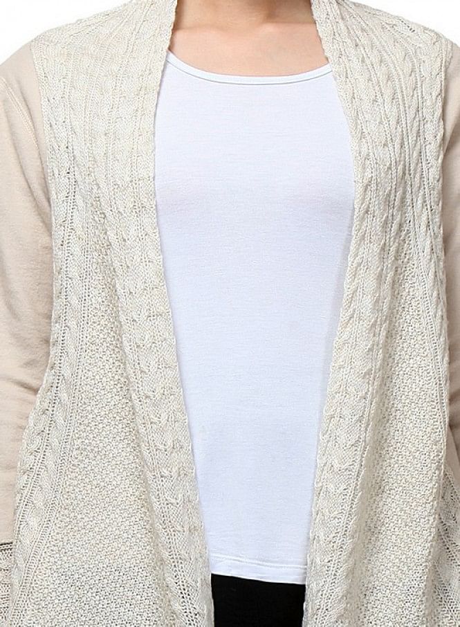 Beige Cardigan