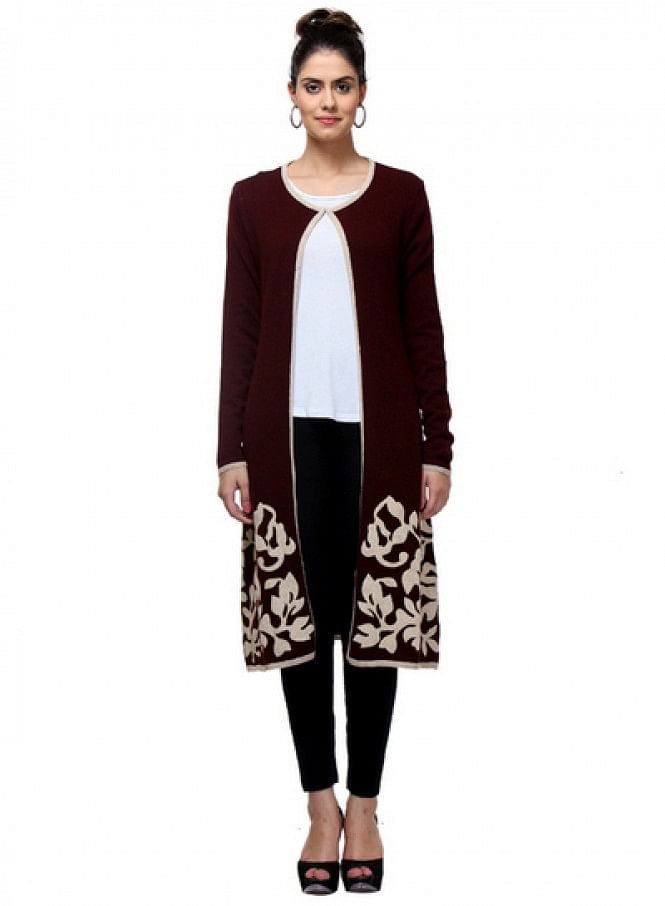 Maroon Cardigan