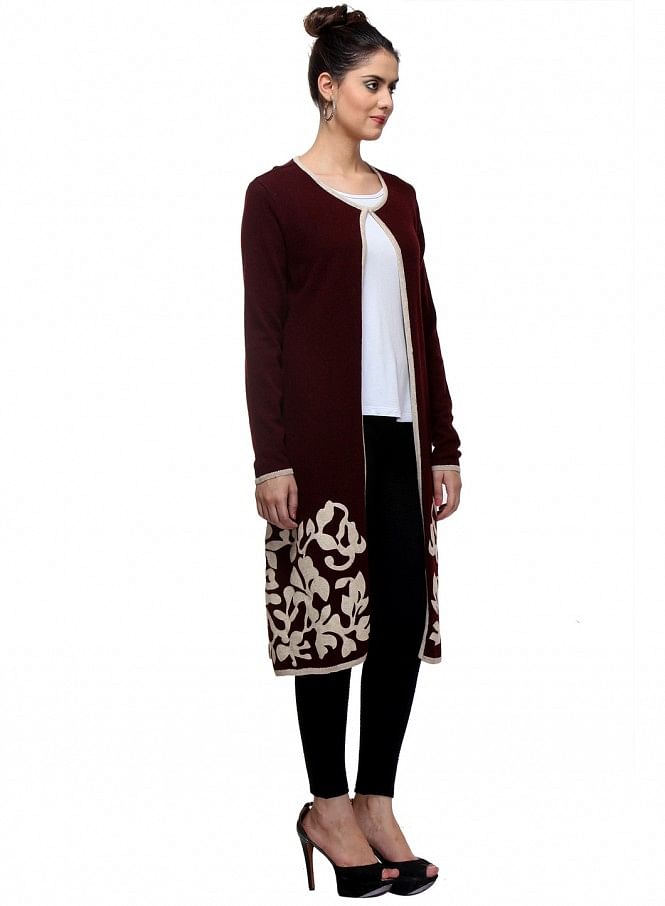 Maroon Cardigan