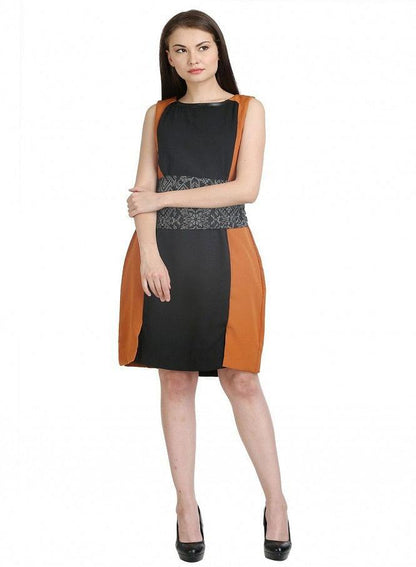 Black Sleeve Less Dress - wforwoman