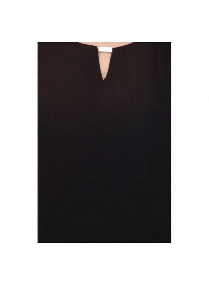 Black Short Sleeve Top - wforwoman