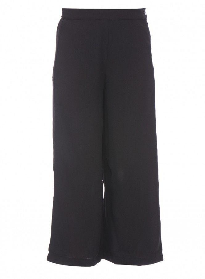 Black Ankle-Length Pants - wforwoman