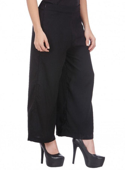 Black Parallel Pants - wforwoman