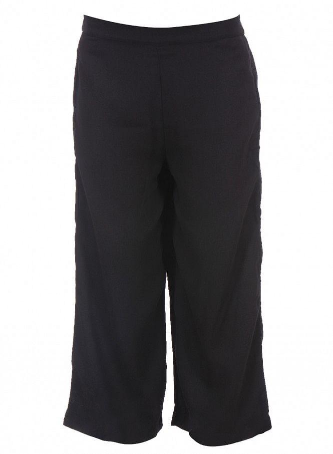 Black Parallel Pants - wforwoman