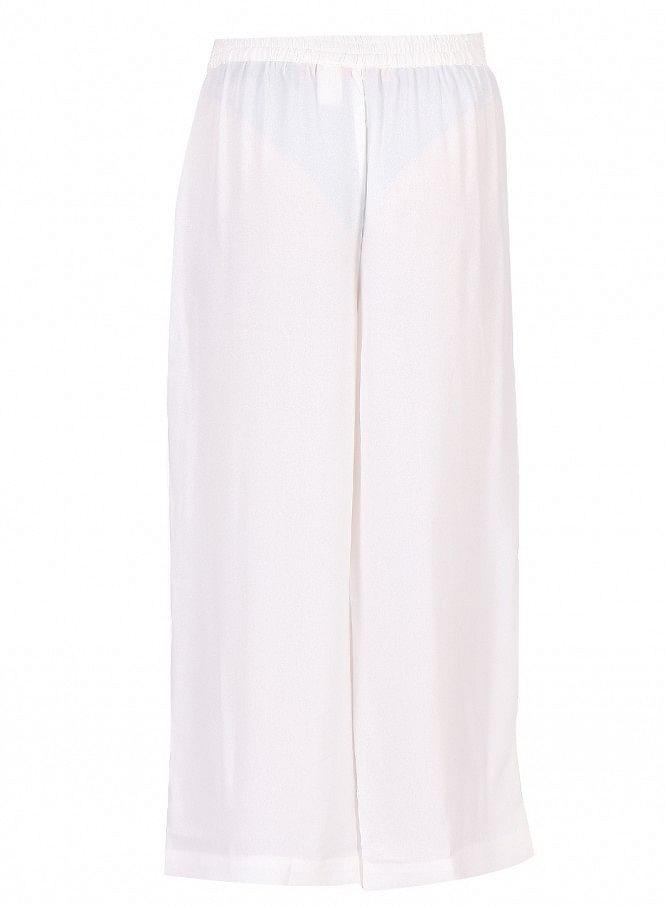 White Ankle-Length Pants - wforwoman