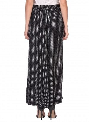 Black Printed Palazzos