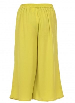 Yellow Ankle-Length Pants