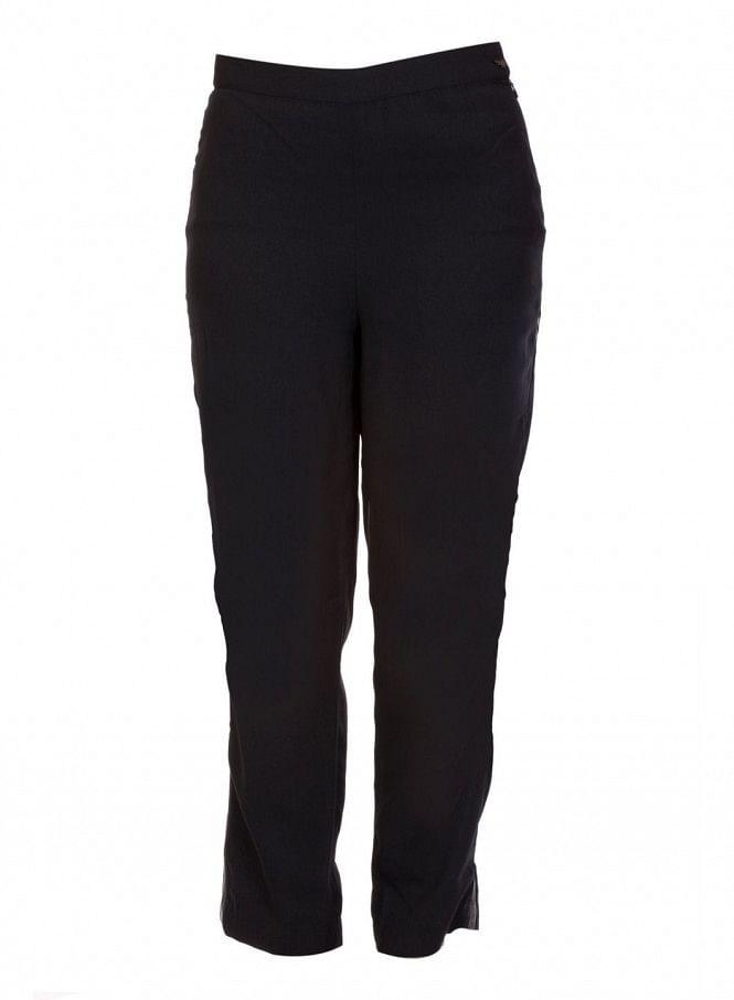 Black Ankle-Length Pants - wforwoman