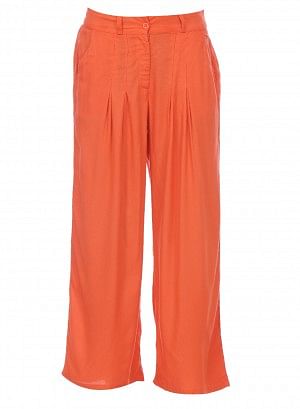 Orange Parallel Pants