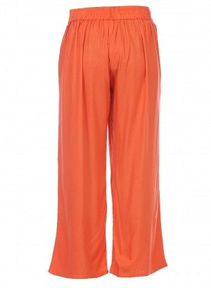 Orange Parallel Pants