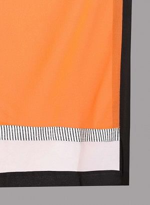 Orange Georgette Dupatta