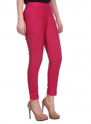 Pink Cropped Pants