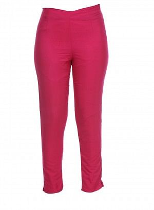 Pink Cropped Pants