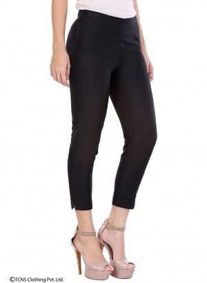 Black Ankle-Length Pants