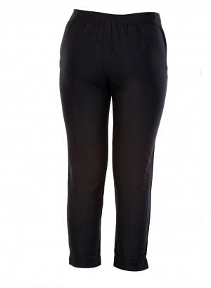 Black Ankle-Length Pants