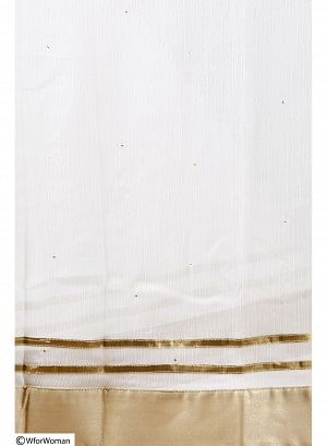 White Embellished Dupatta