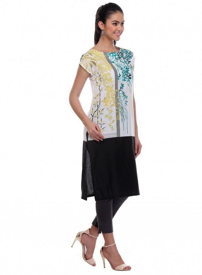 White kurta - wforwoman