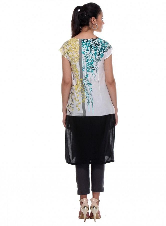 White kurta - wforwoman